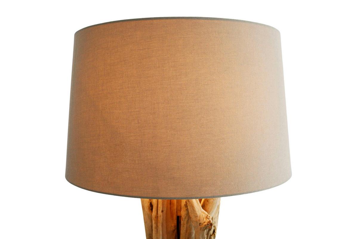 Stoječa Svetilka Driftwood - bela, Design, tekstil/les (30/150/30cm) - P & B