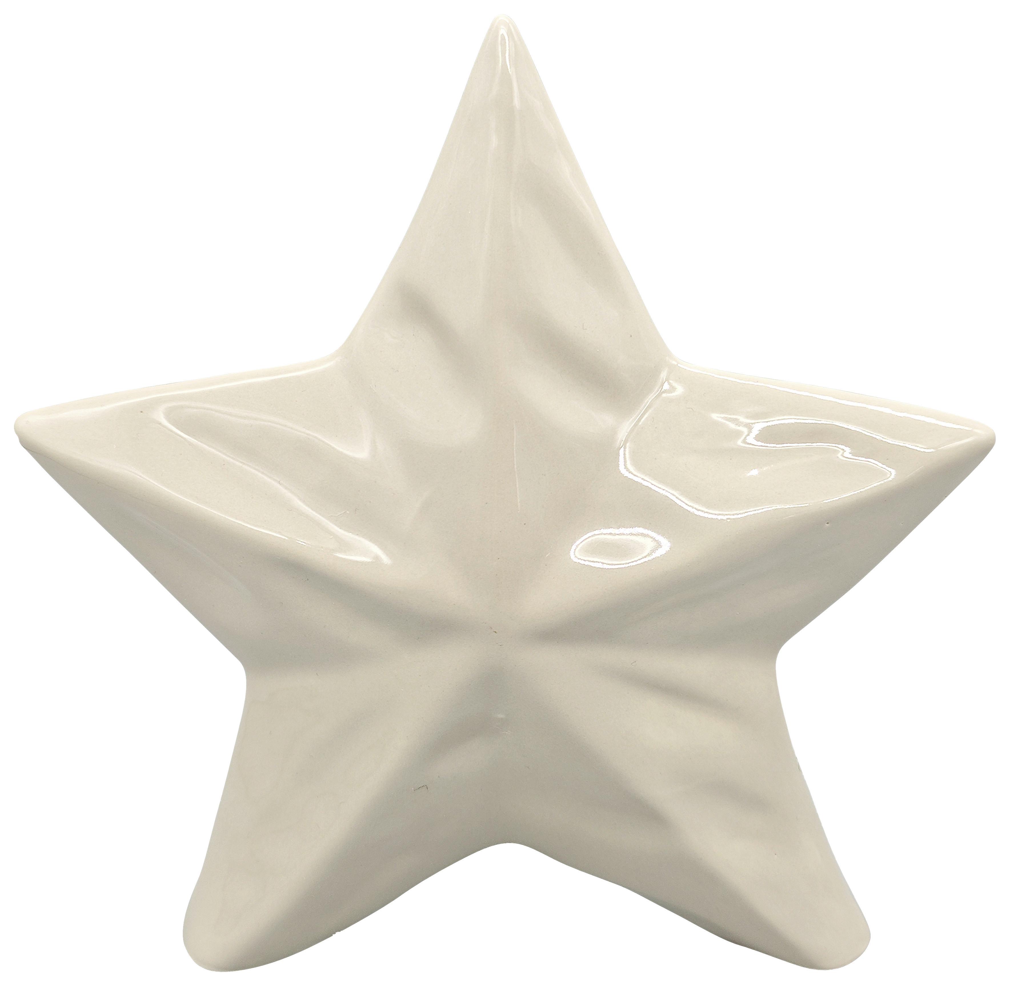 Dekostern Miki Beige - Beige, Konventionell, Keramik (19,5/19,5/6cm) - Mömax