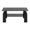 TABLE BASSE INTRO - noir, MODERN, matériau en bois/métal (100/60/45cm) - Mömax
