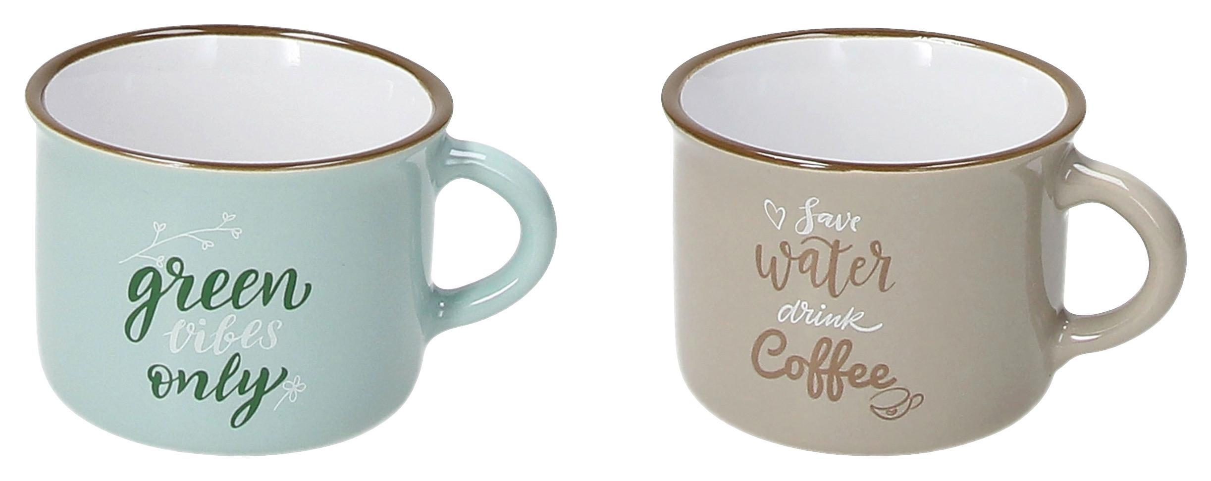 Kávéscsésze Natural Love - többszínű, kerámia (7/5,5cm) - Tognana