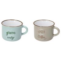 Kávéscsésze Natural Love - többszínű, kerámia (7/5,5cm) - Tognana