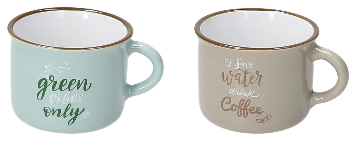 Kávéscsésze Natural Love - többszínű, kerámia (7/5,5cm) - Tognana