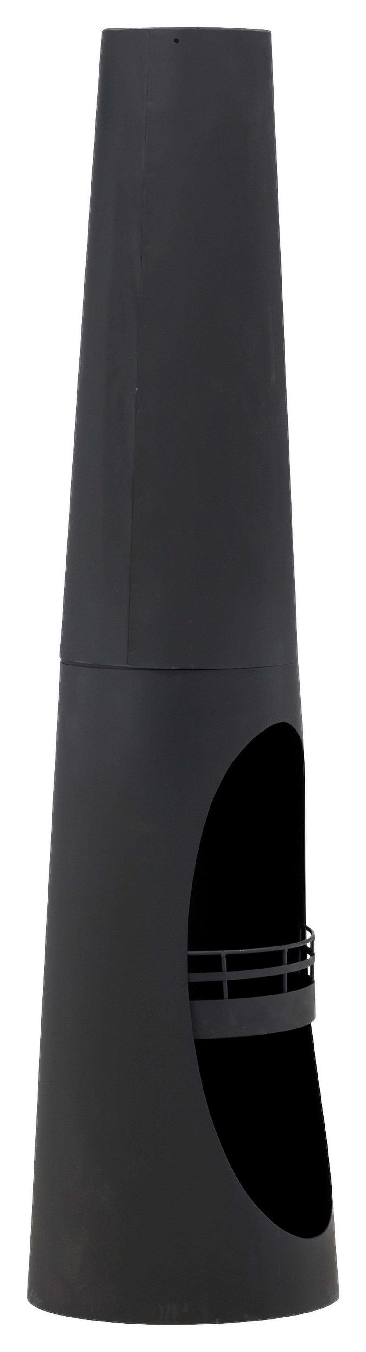 Feuerstelle Bastian ca. 33x135x33 cm Schwarz - Schwarz, KONVENTIONELL, Metall (33/135/33cm) - Gardenson