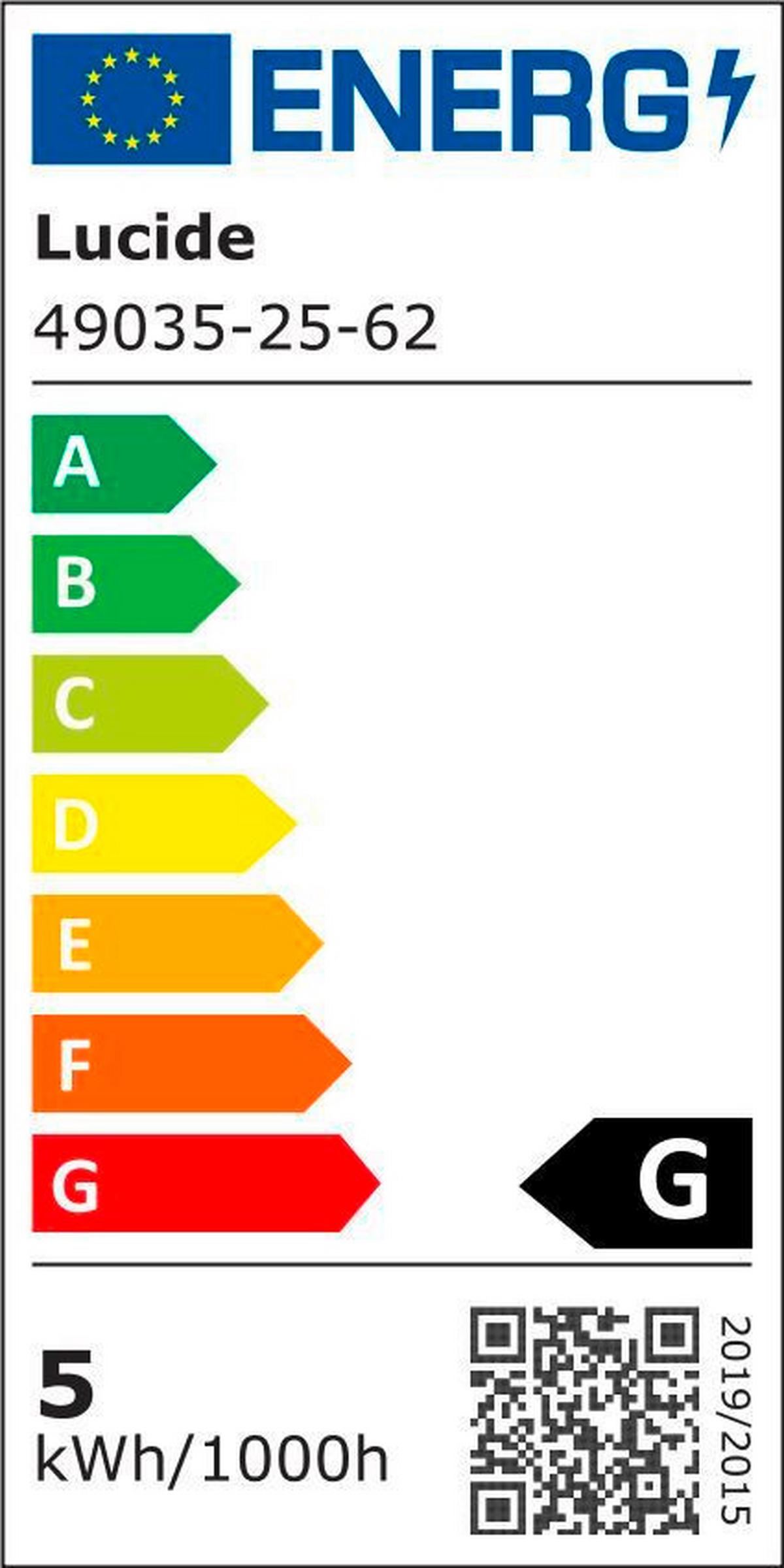 ŻARÓWKA LED 49035/25/62 T32 - kolor bursztynowy, Basics, szkło (3.2/25cm) - Lucide