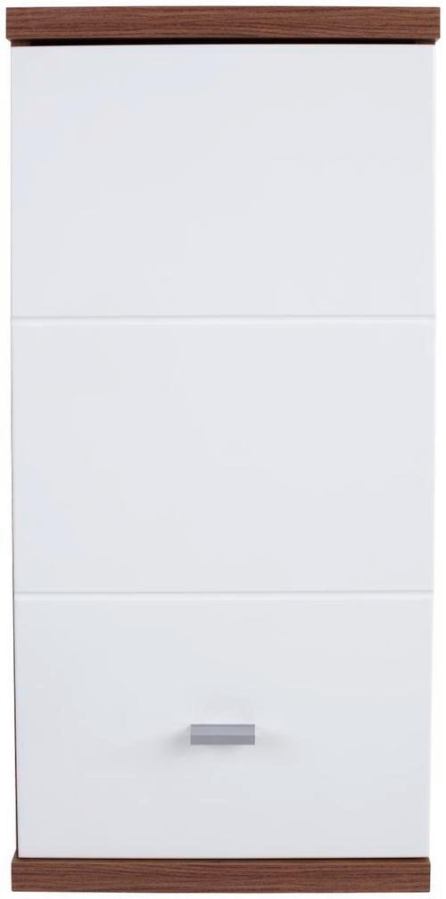 Dulap suspendat Bari - alb/culoare lemn stejar, Konventionell, material pe bază de lemn (35/70/25cm)