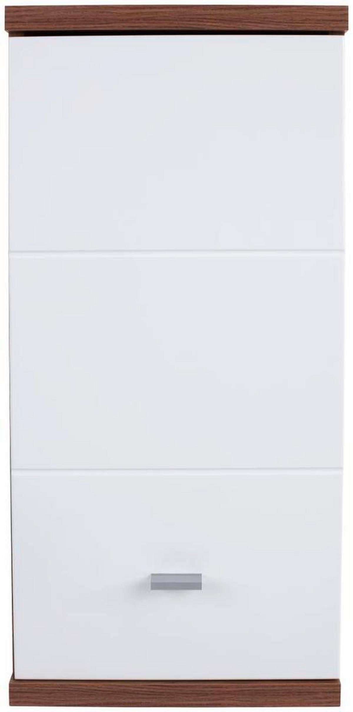 Dulap suspendat Bari - alb/culoare lemn stejar, Konventionell, material pe bază de lemn (35/70/25cm)