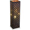 BORDSLAMPA ELIN - svart/nickelfärgad, Lifestyle, metall/textil (15/57cm) - Mömax