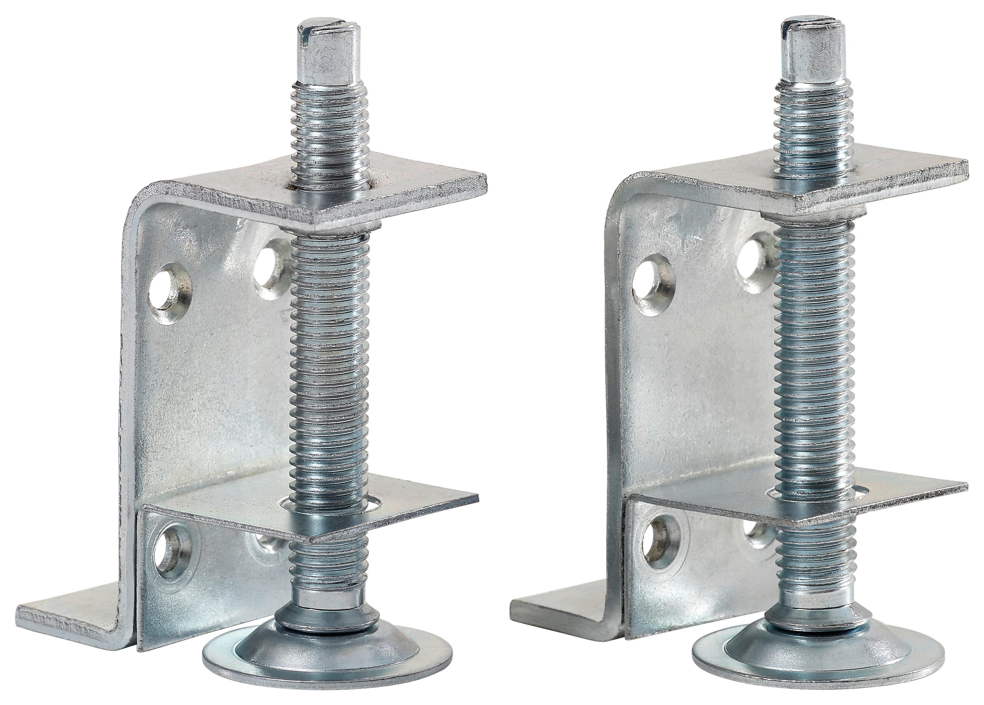 Set picioare Unit - culoare aluminiu, Modern, metal (4/6/3cm) - Ondega