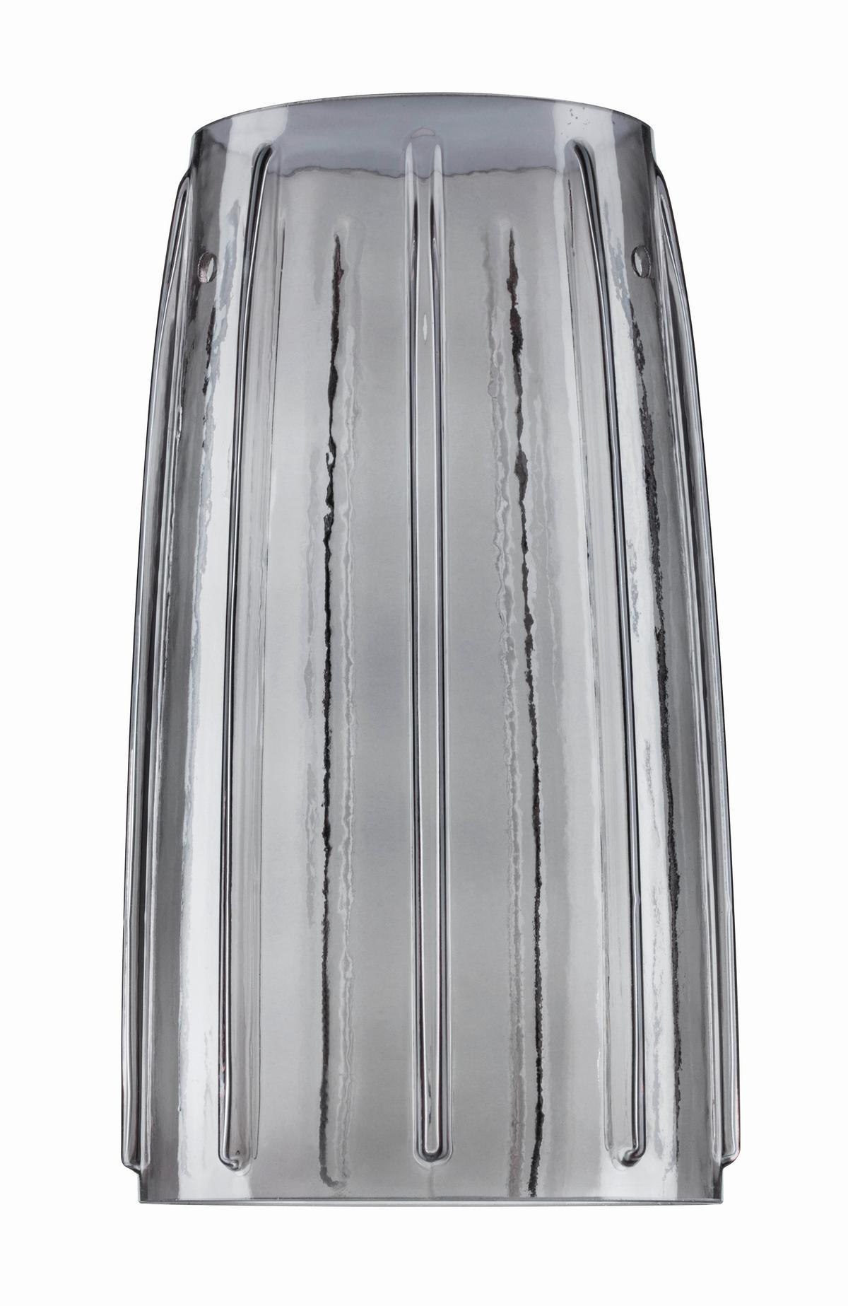 Schienensystem-Leuchtenschirm Drio aus Rauchglas - Design, Glas (28cm) - Paulmann