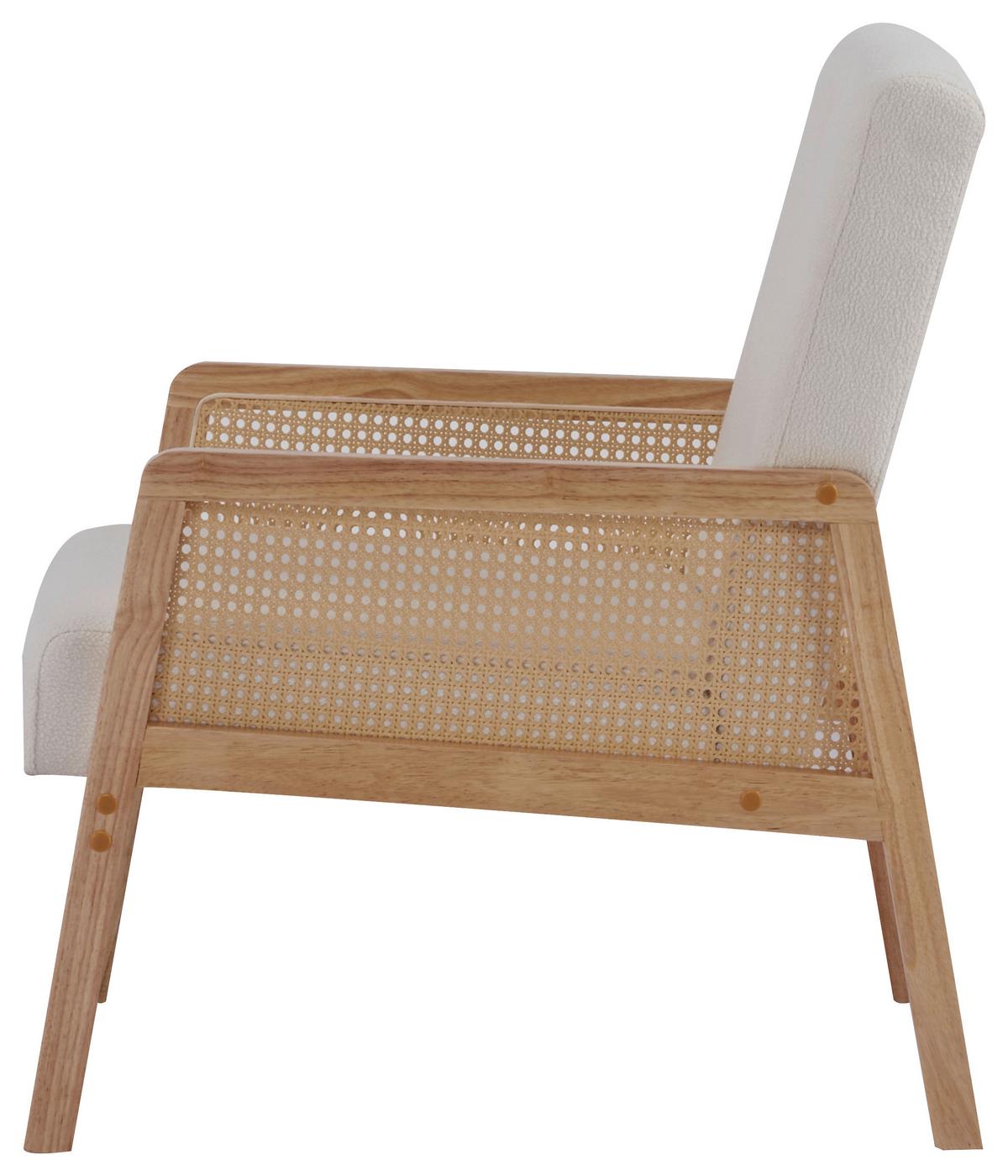 Fotelja Amelie - prirodne boje/bež, Konvencionalno, drvo/tekstil (68/85/78cm) - Mömax