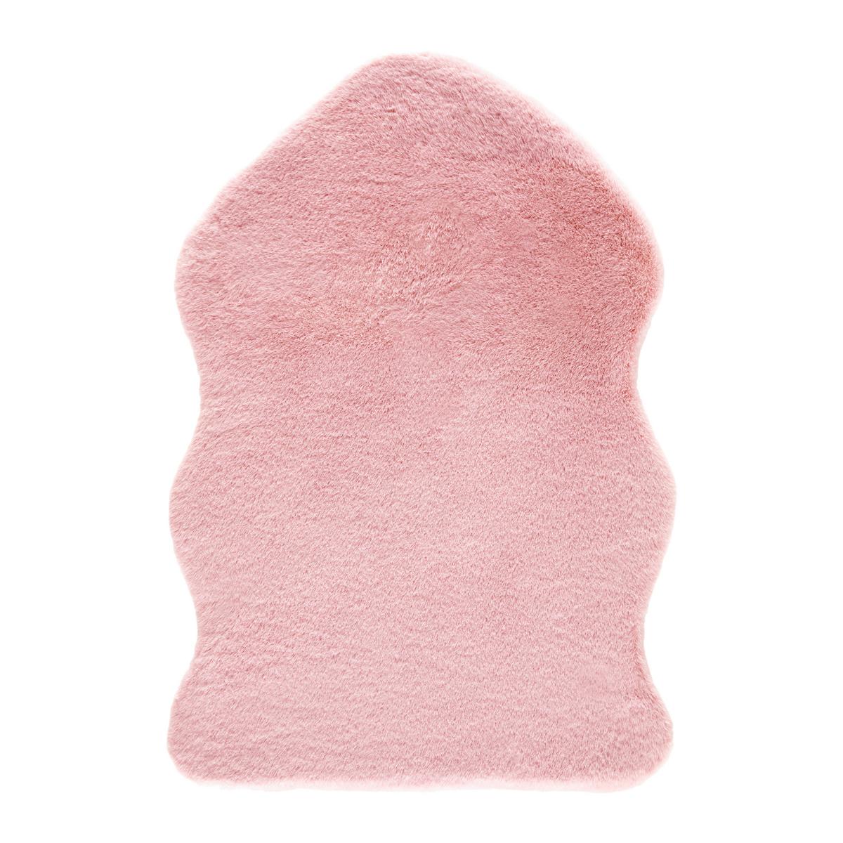 Ovčja Koža Dacia - roza, Moderno, tekstil/krzno (90/60cm) - Bessagi Home