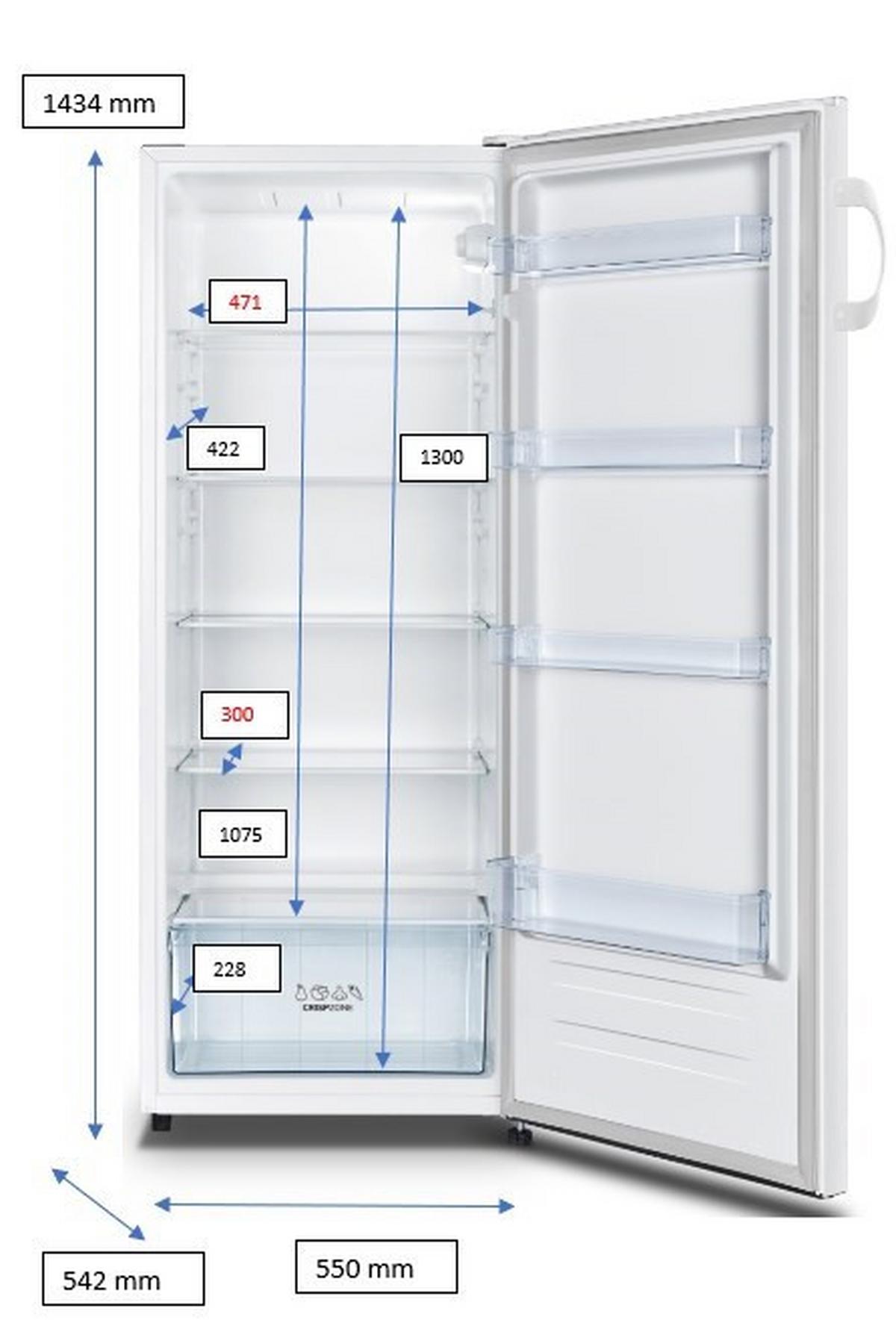 Kühlschrank R4142PS, Edelstahlfarbe - Edelstahlfarben, MODERN (55/143,4/54,2cm) - Gorenje