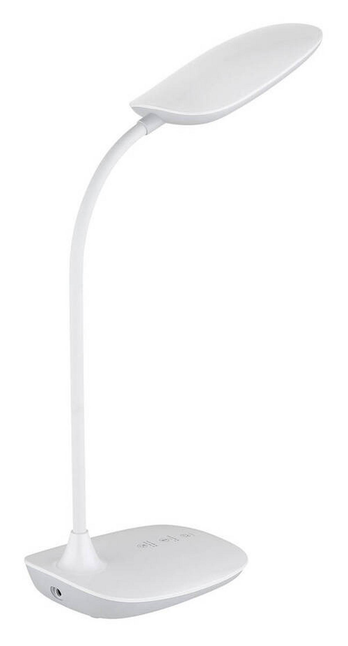 LED-TISCHLEUCHTE 58455W - Weiss, Design, Kunststoff (28/13,6/40cm) - Globo