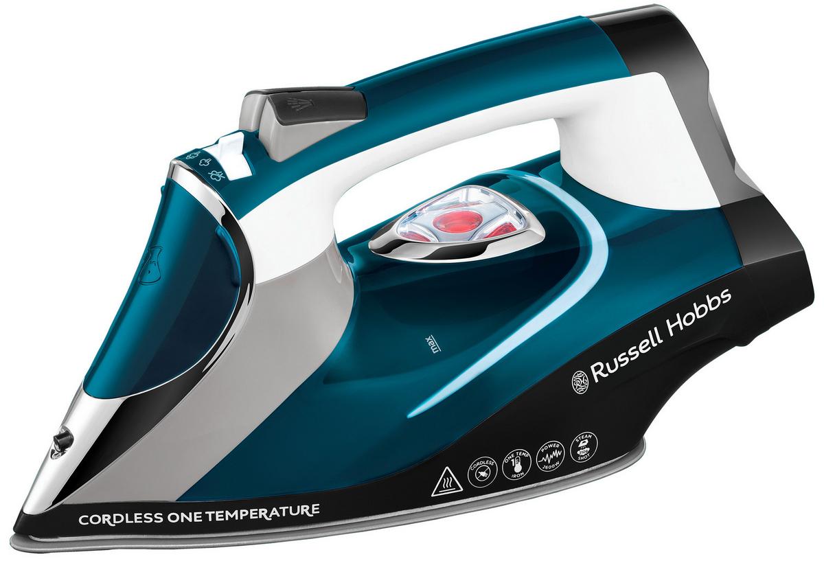 ŻELAZKO PAROWE ONE TEMPERATURE 26020-56 - niebieski, Basics, tworzywo sztuczne/metal (12,0/16,0/35,0cm) - Russell Hobbs