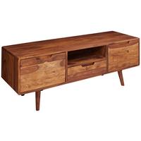 Komoda Mumbai, Pravi Les - barve indijskega rožnega lesa, Design, les (135/51/45cm) - MID.YOU