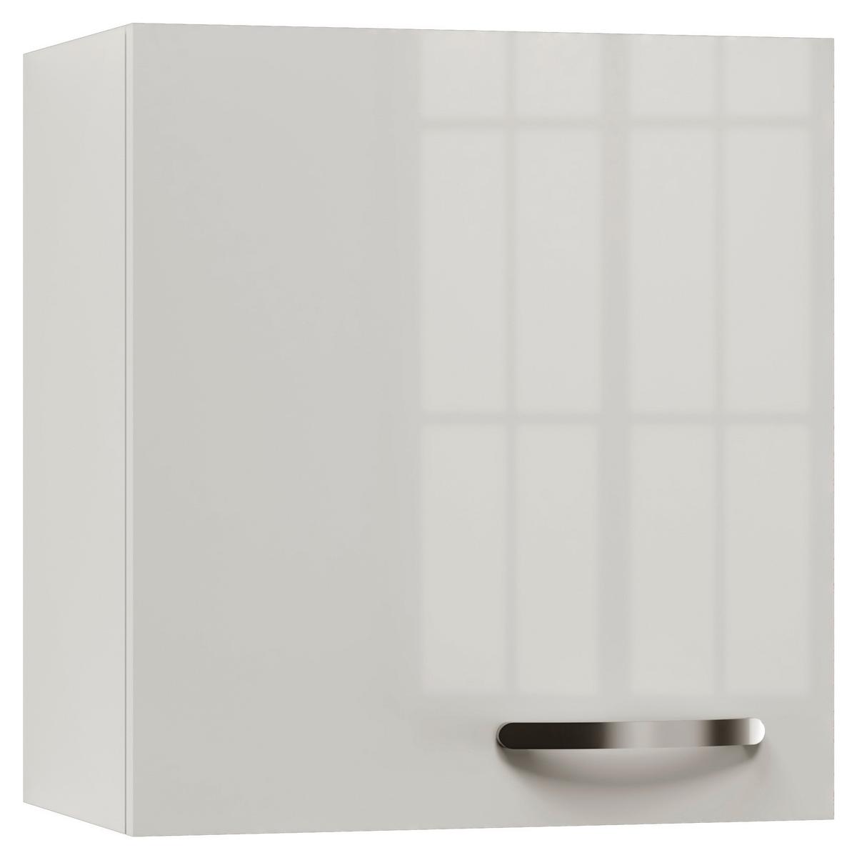 Kuhinjska Zgornja Omarica Alba, Bela, Š. 50 Cm - barve nerjavečega jekla/bela, Moderno, kovina/leseni material (50/54,8/32cm) - FlexWell