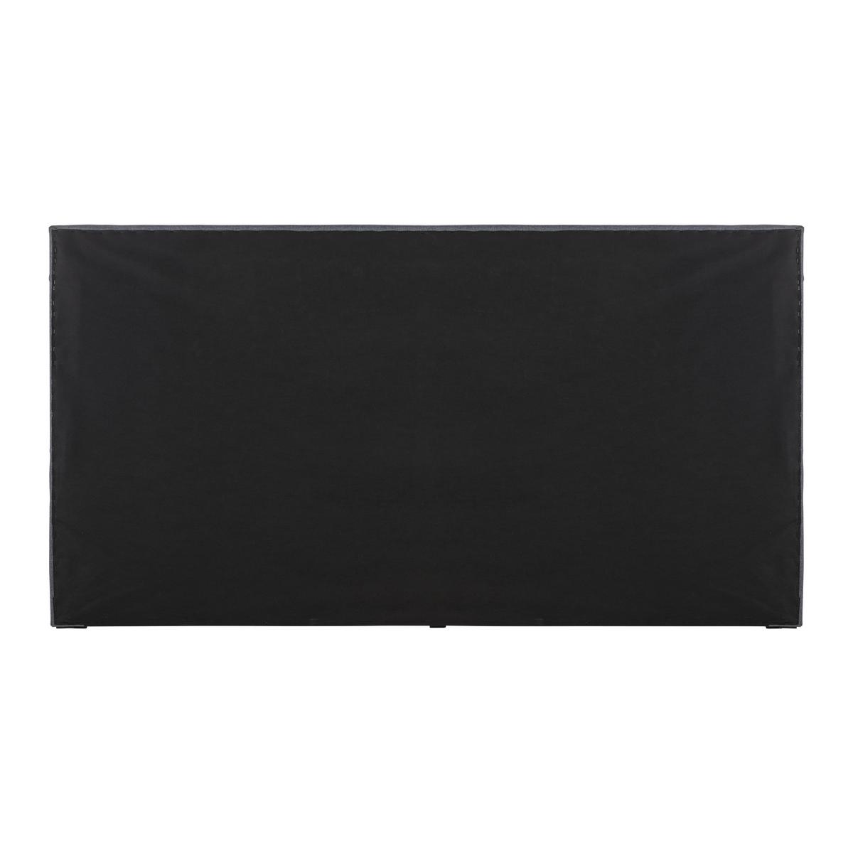 Pat tip boxspring fără arcuri ROSA - gri închis, Modern, lemn/textil (180/200cm) - Bessagi Home