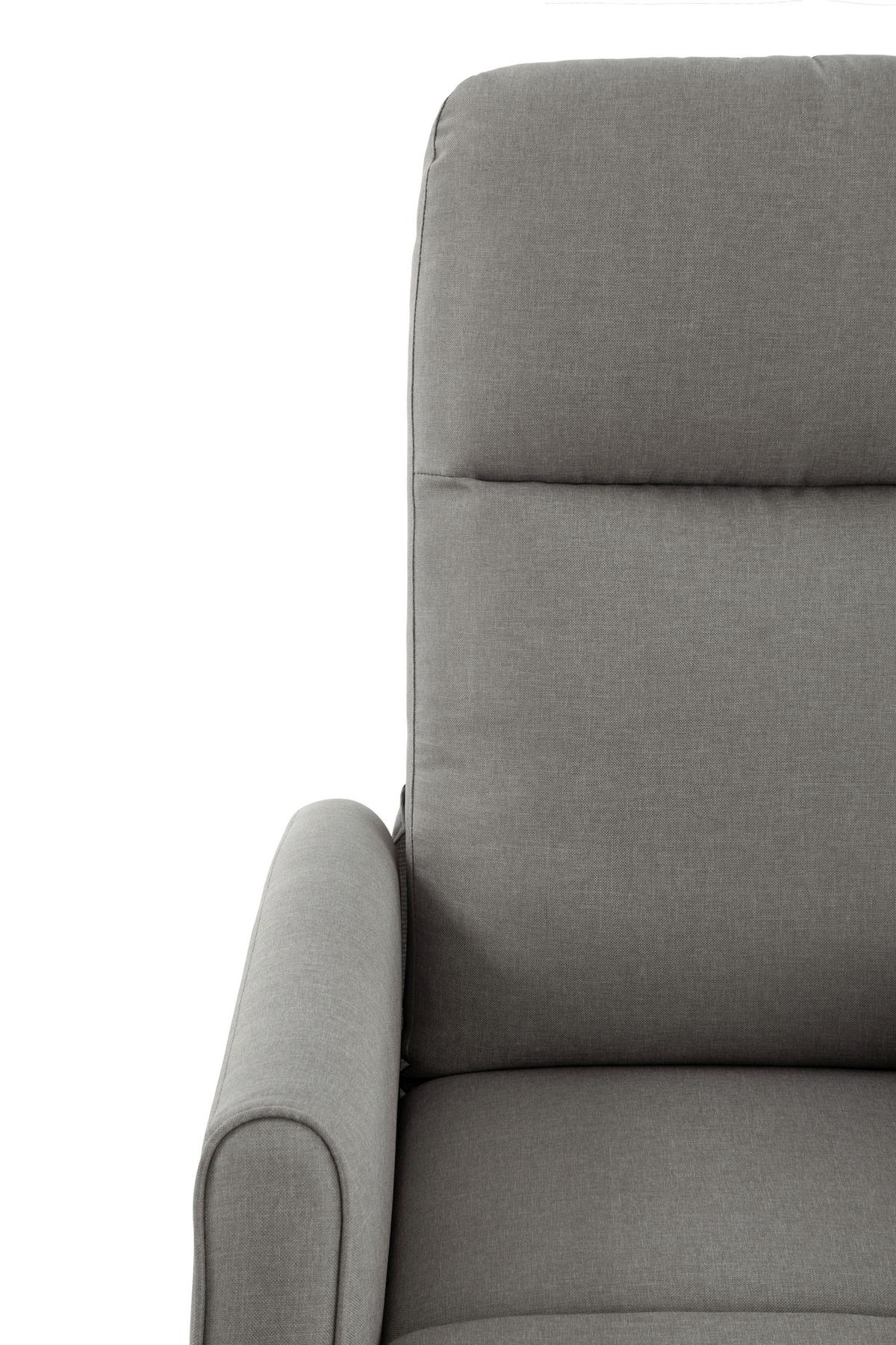 Relaks Fotelja Capri - siva/crna, Moderno, drvo/metal (70/105.5/84cm) - Mömax