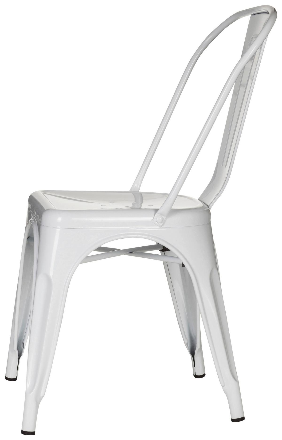 Stol Vantaggio Comfort, Bela - bela, Basics, kovina (44/84/54cm) - MID.YOU