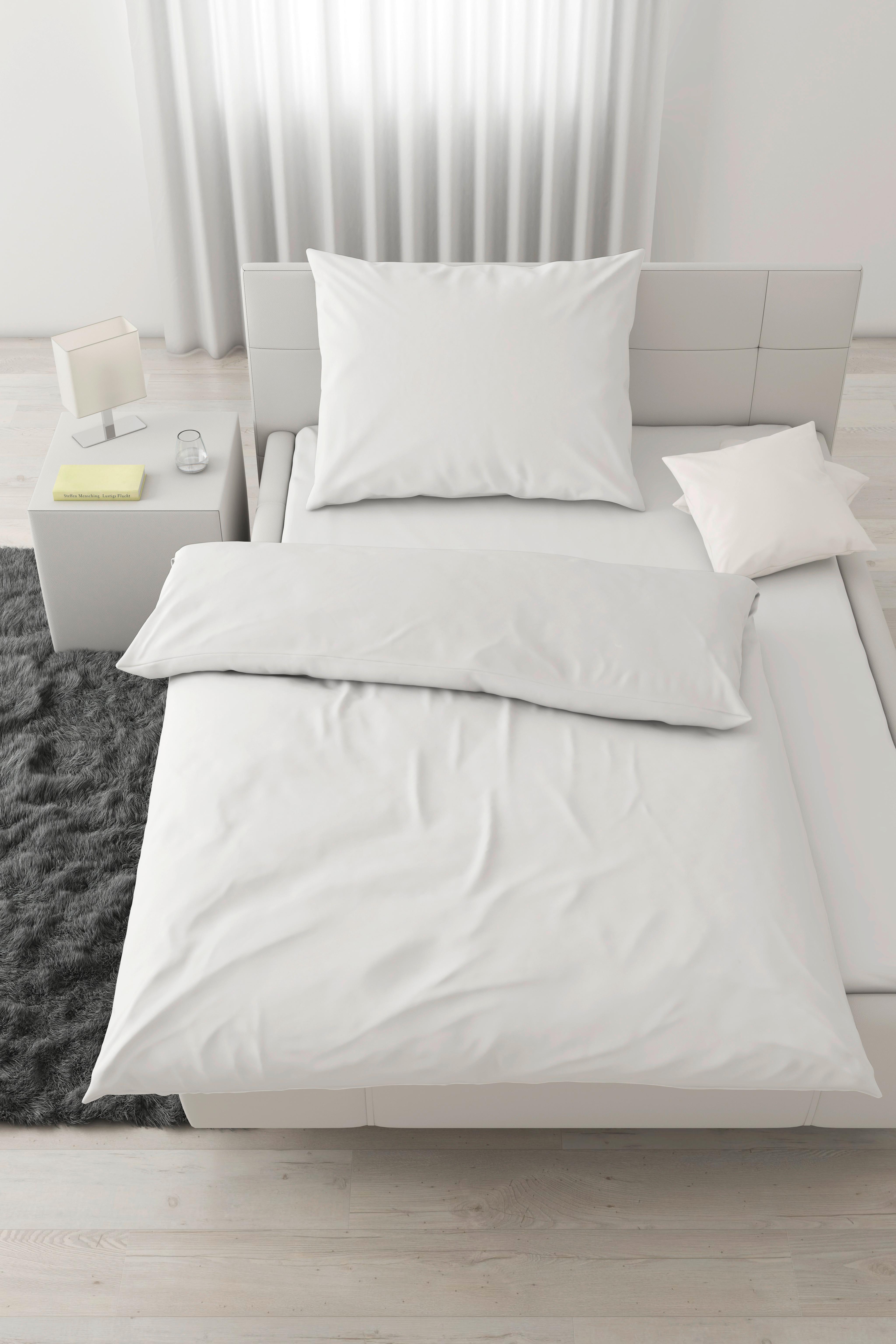 Ágyneműhuzat-garnitúra Iris - fehér, Modern, textil (140/200cm) - Modern Living