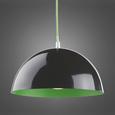 Hängeleuchte Bruno - Schwarz/Grün, MODERN, Metall (30/20cm) - Mömax modern living