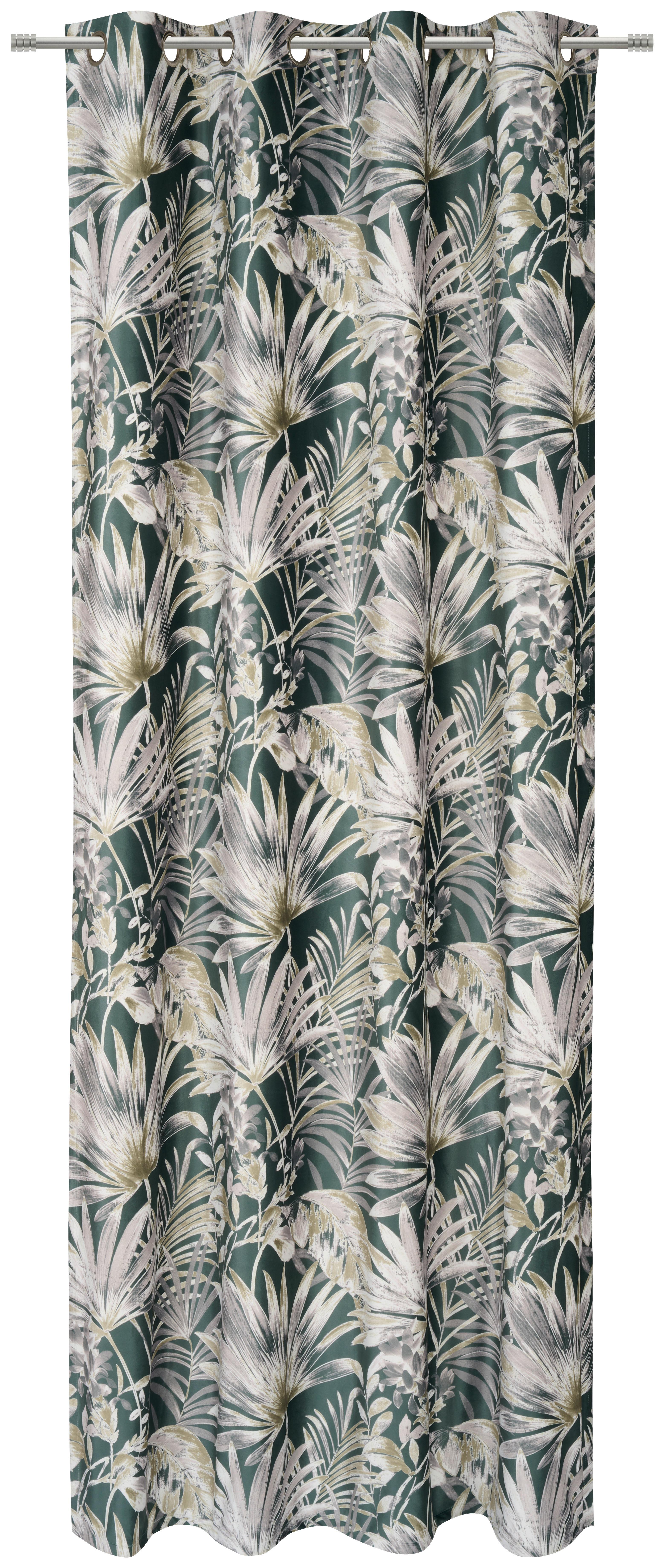 ZASŁONA NA PRZELOTKACH SELVA - zielony, Lifestyle, tkanina (140/245cm) - Esposa