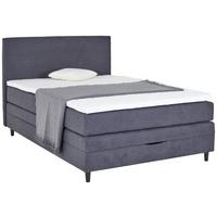 Boxspring Krevet Kleopatra - antracit, Konvencionalno, drvni materijal/tekstil (140/200cm) - Modern Living
