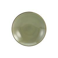 Mélytányér Linen - taupe, kerámia (22/22/4cm) - Premium Living