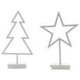 LED-Dekoleuchte Shine in verschiedenen Designs - Weiß, KONVENTIONELL, Kunststoff (38cm) - Modern Living LED-Dekoleuchte Shine in verschiedenen Designs - Weiß, KONVENTIONELL, Kunststoff (38cm) - Modern Living