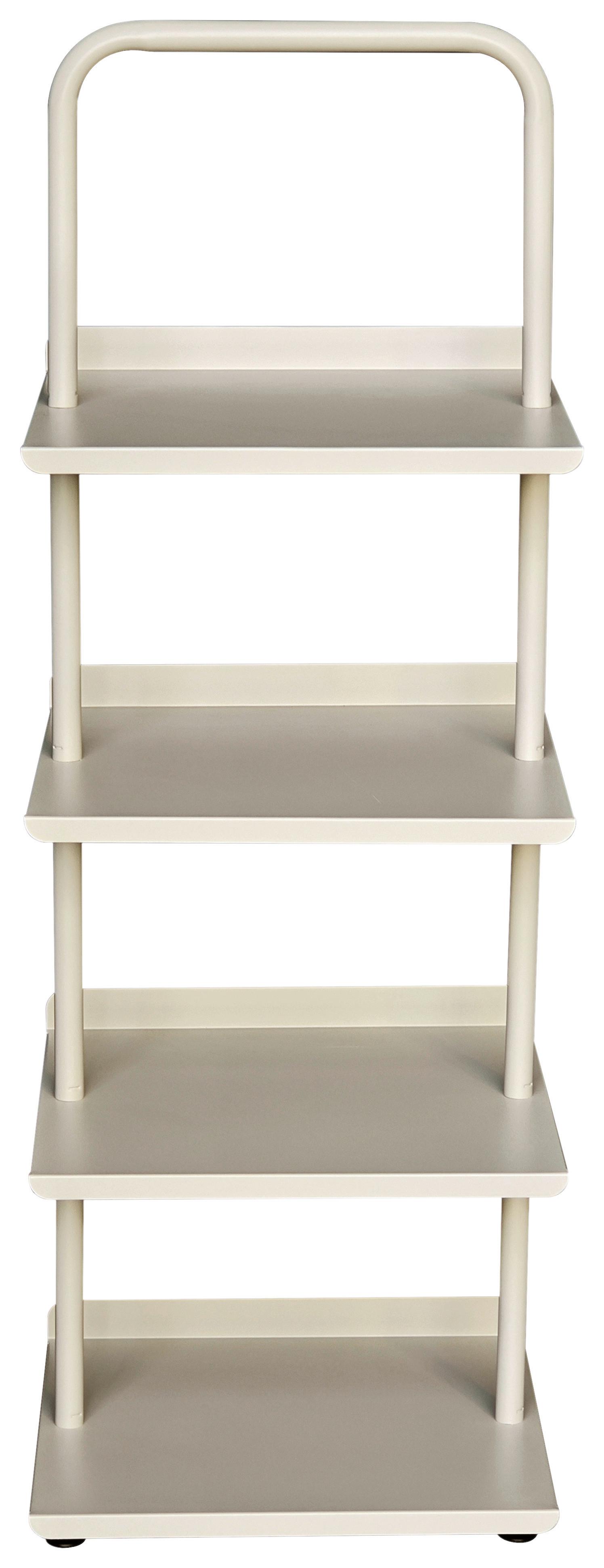 Polica Julia - kašmir/crna, Moderno, metal/plastika (34/96/32cm) - Modern Living