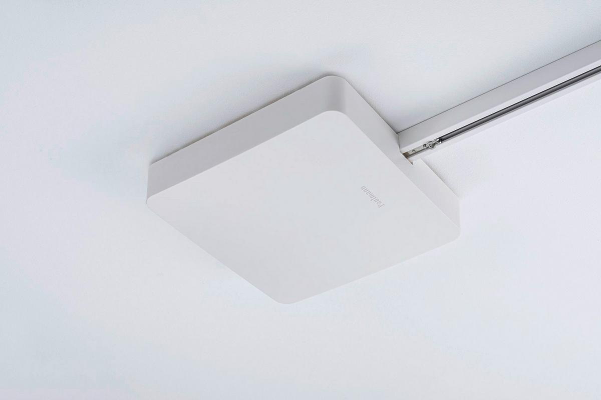 Schienensystem-Einspeiser ZB Mitteleinspeisung max. 150 W - Weiß, Basics, Kunststoff (22,7/4,8cm) - Paulmann