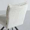 STOL FINA - vit/beige, Modern, metall/trä (49/91/64cm) - Bessagi Home
