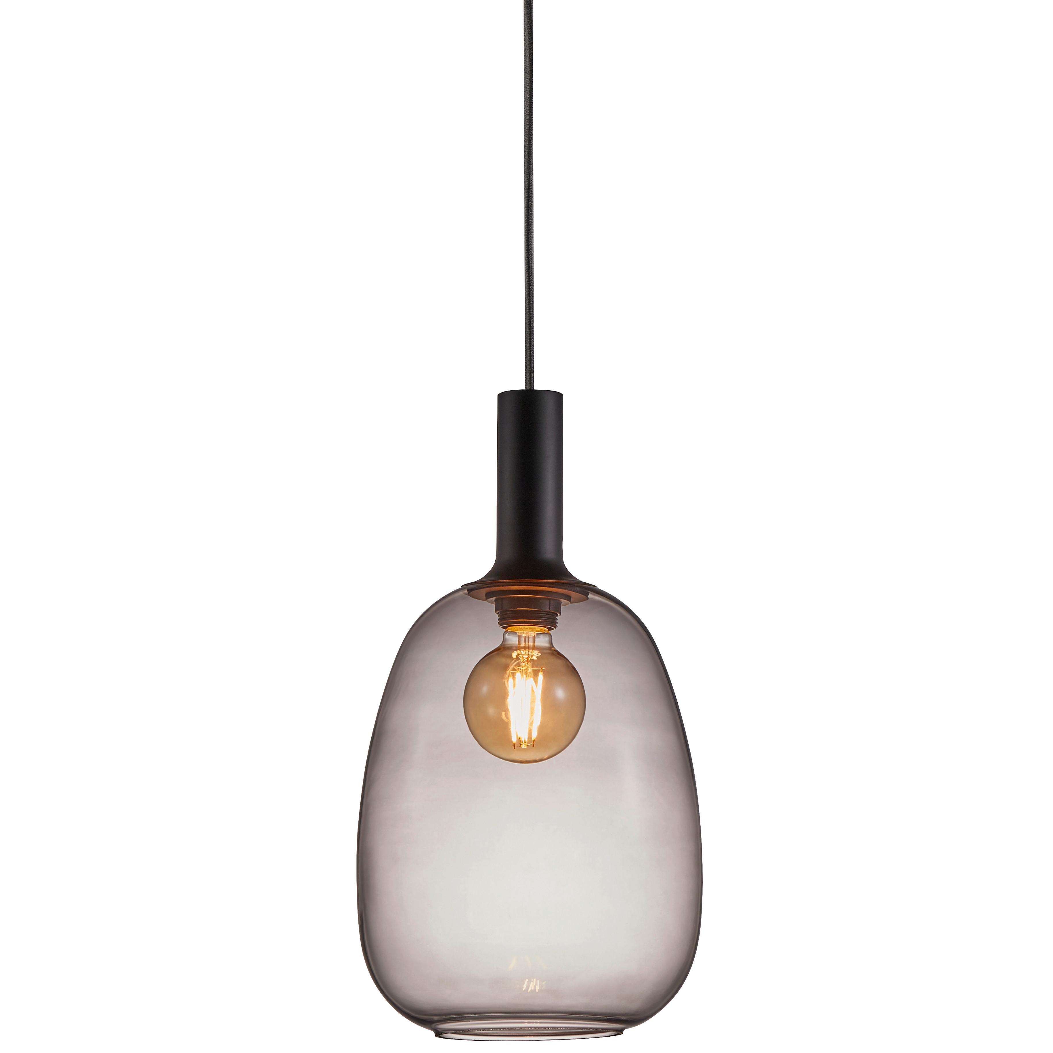 LAMPA WISZĄCA 47303047 - czarny, Basics, metal/szkło (43/343cm) - Nordlux