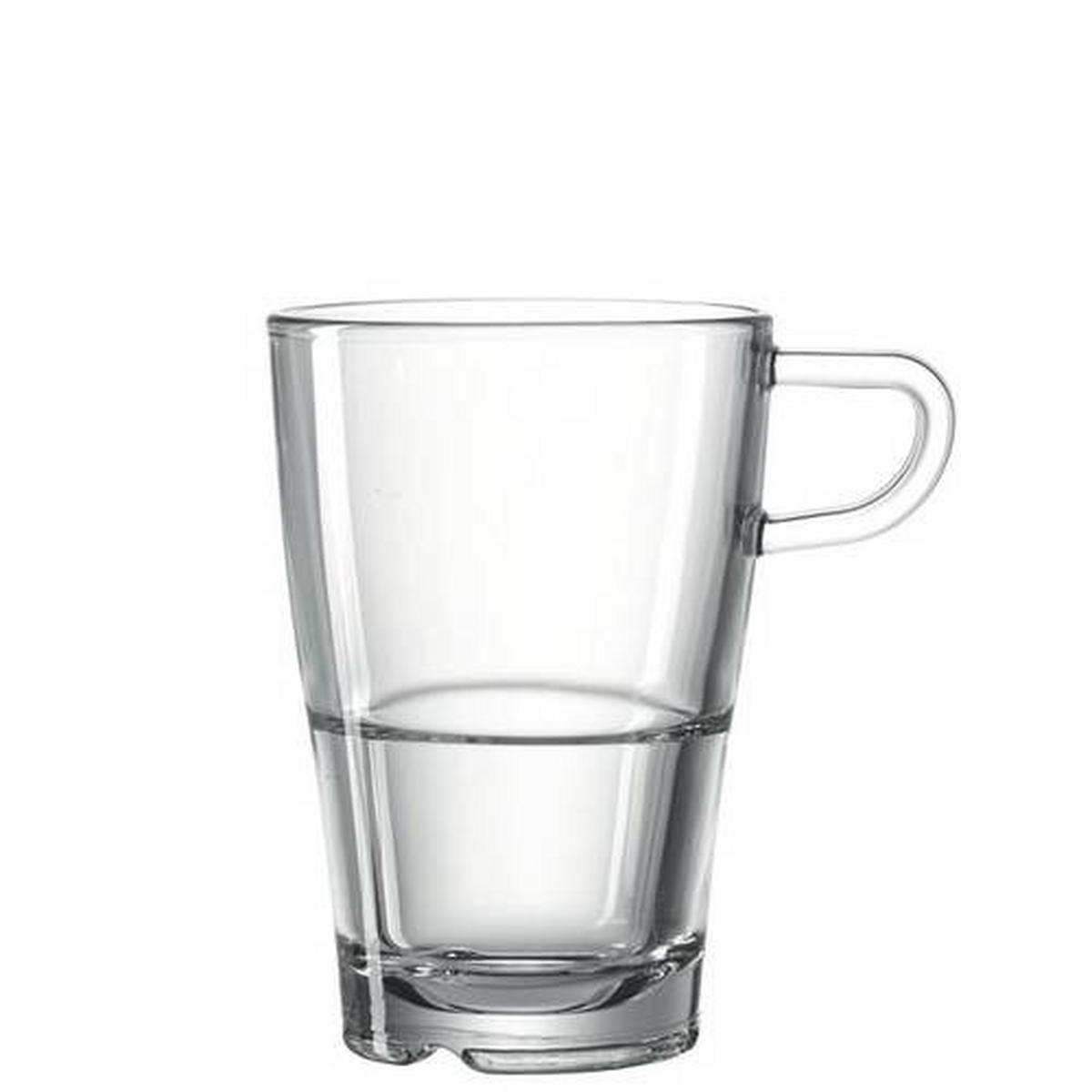 Latte-macchiato-pohár Senso - átlátszó, Modern, Üveg (11,50/12,00/8,30cm) - Leonardo