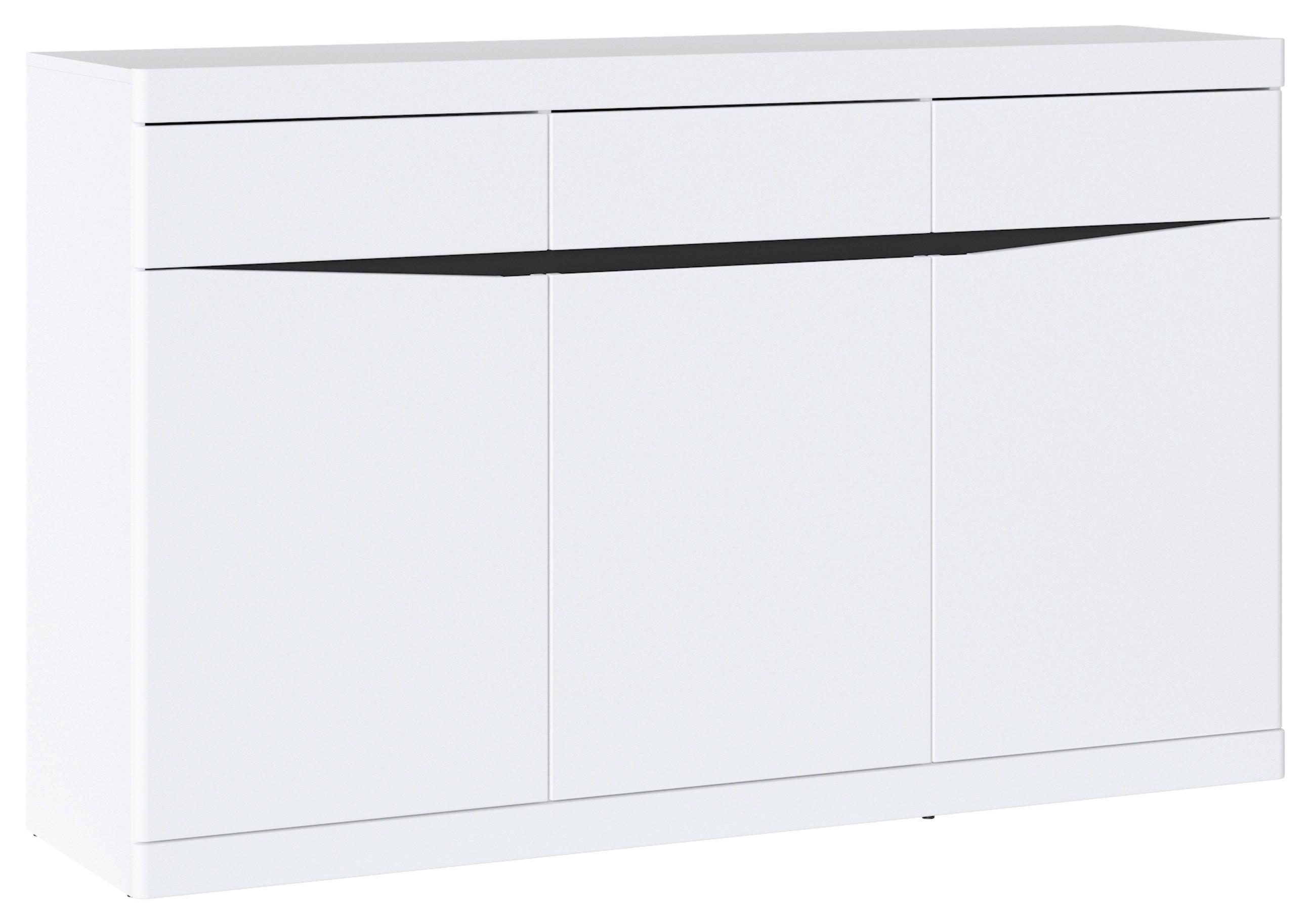 Comodă TURINO NEO - alb/grafit, Trend, material pe bază de lemn (150/92,1/39,9cm) - Modern Living