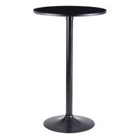 Bistro Miza Bistrotisch - črna, Moderno, kovina/leseni material (60/100cm) - MID.YOU