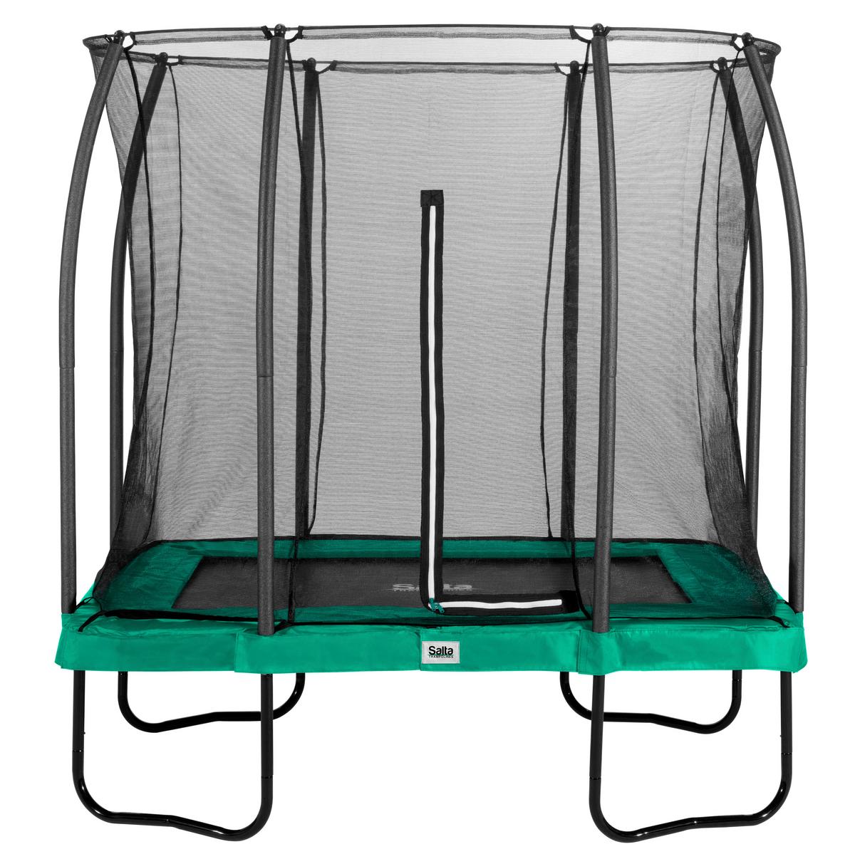 Trampolin Salta Comfort Grün - Grün, KONVENTIONELL (153/214cm) - Salta