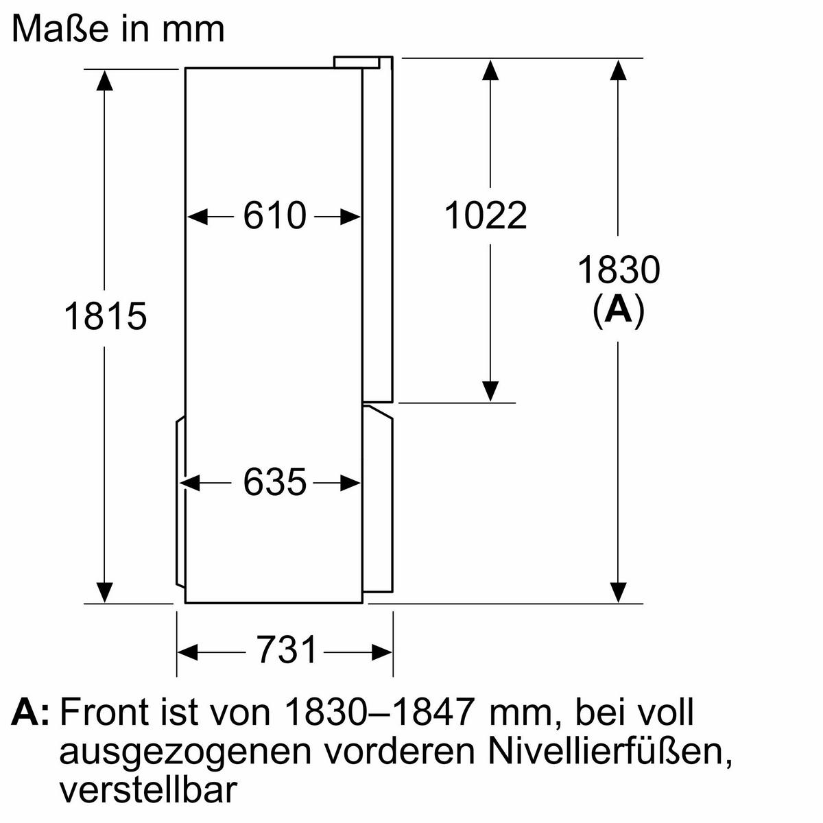 French-Door KF96NVPEA Edelstahlfarben - Edelstahlfarben, MODERN, Metall (90,5/183/73,1cm) - Siemens