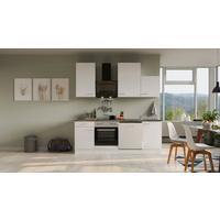 Kuhinjski Blok Lucca - bela/barve aluminija, Moderno, umetna masa/leseni material (220cm) - FlexWell