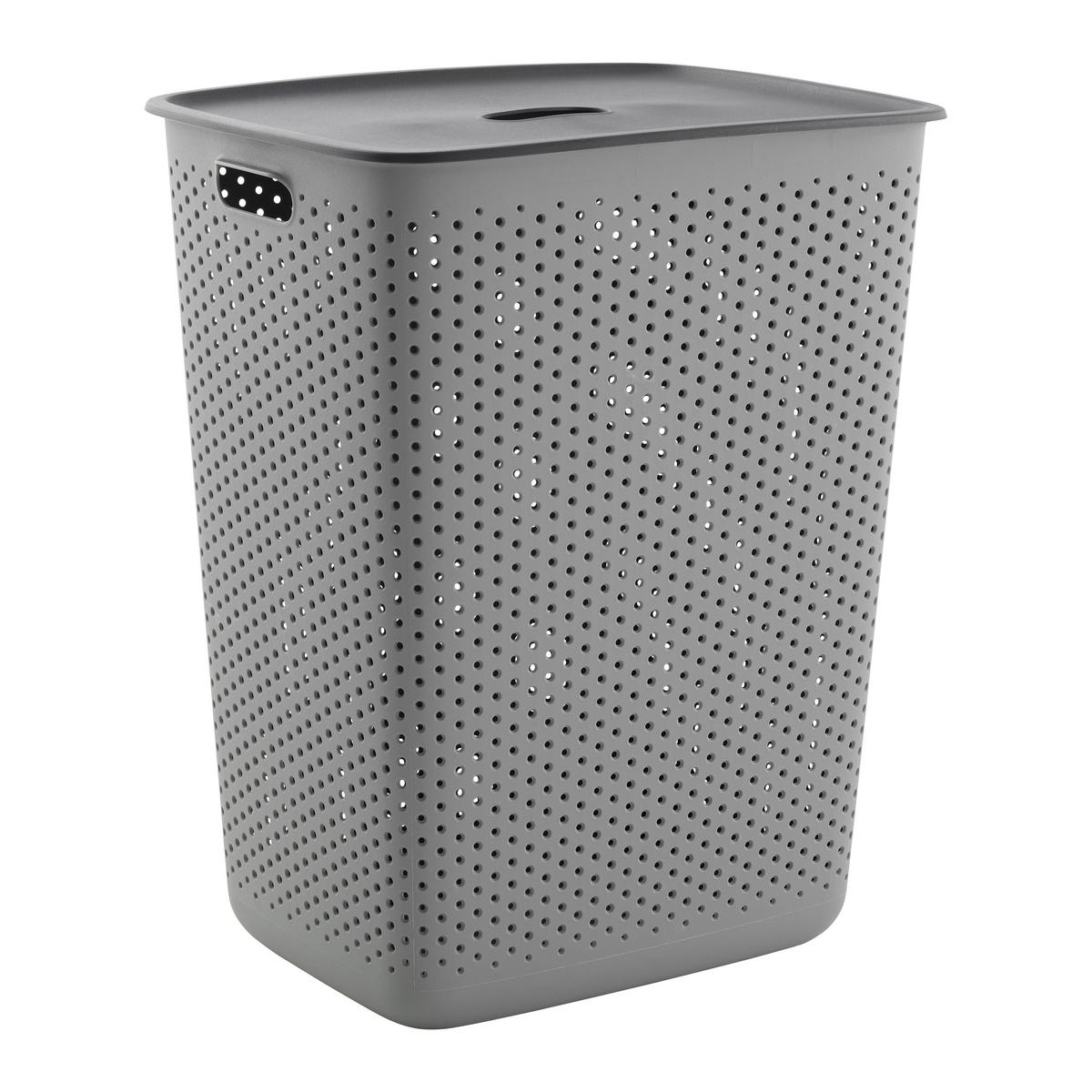 Košara Za Rublje Maja, 60l - tamno siva/crna, Moderno (45/34/58cm) - Mömax