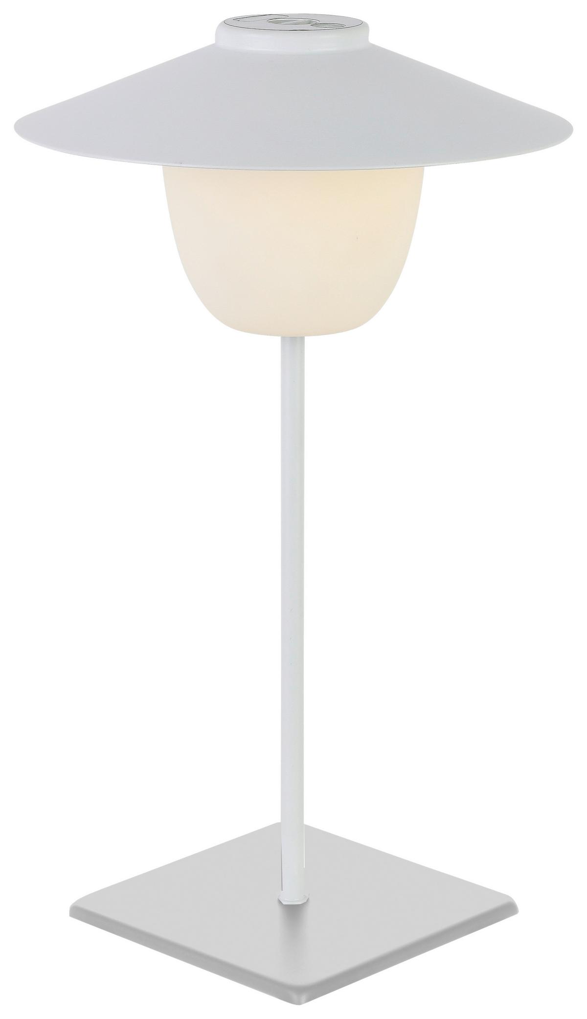 Led Kültéri Lámpa Multi - fehér, Romantik / Landhaus, műanyag/fém (22/36,6cm) - Modern Living