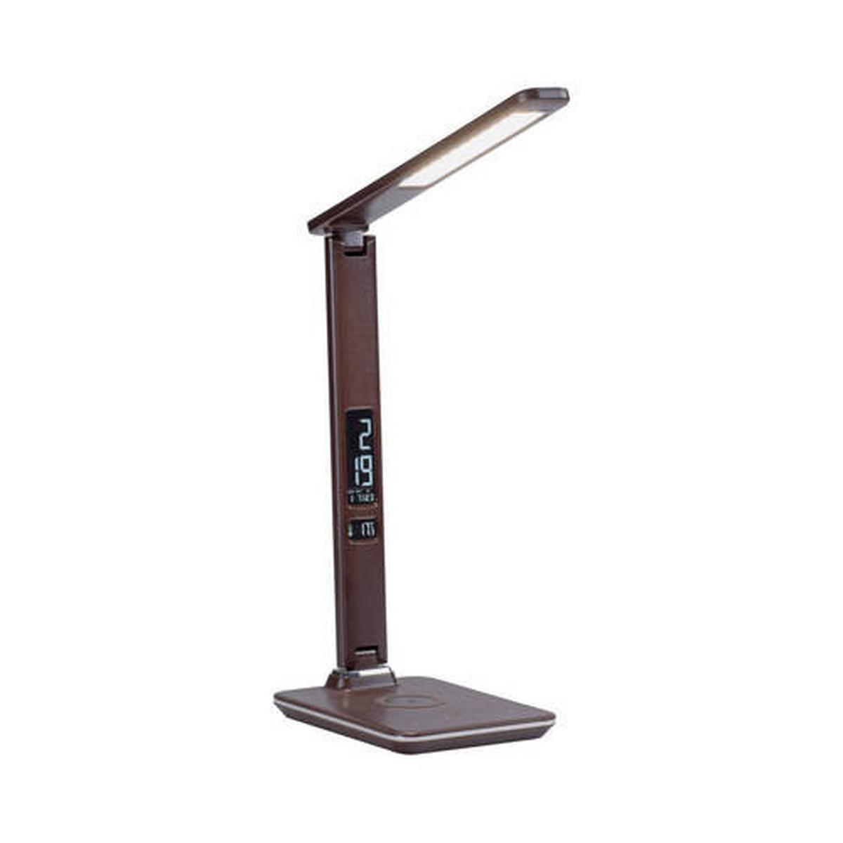 LED-Tischleuchte Adriano in Braun max. 6 Watt - Braun, Basics, Kunststoff/Metall (31/14/60cm) - Paul Neuhaus