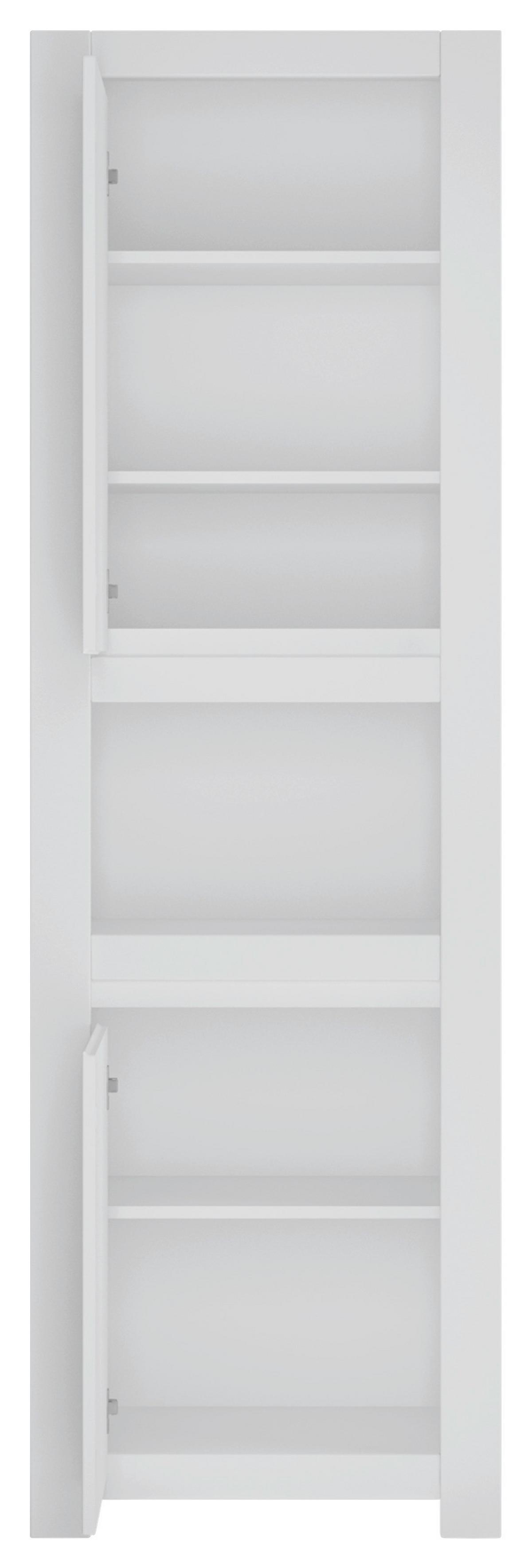 Regal Novi - bijela/crna, Moderno, drvni materijal/plastika (62/198/42,2cm) - Premium Living