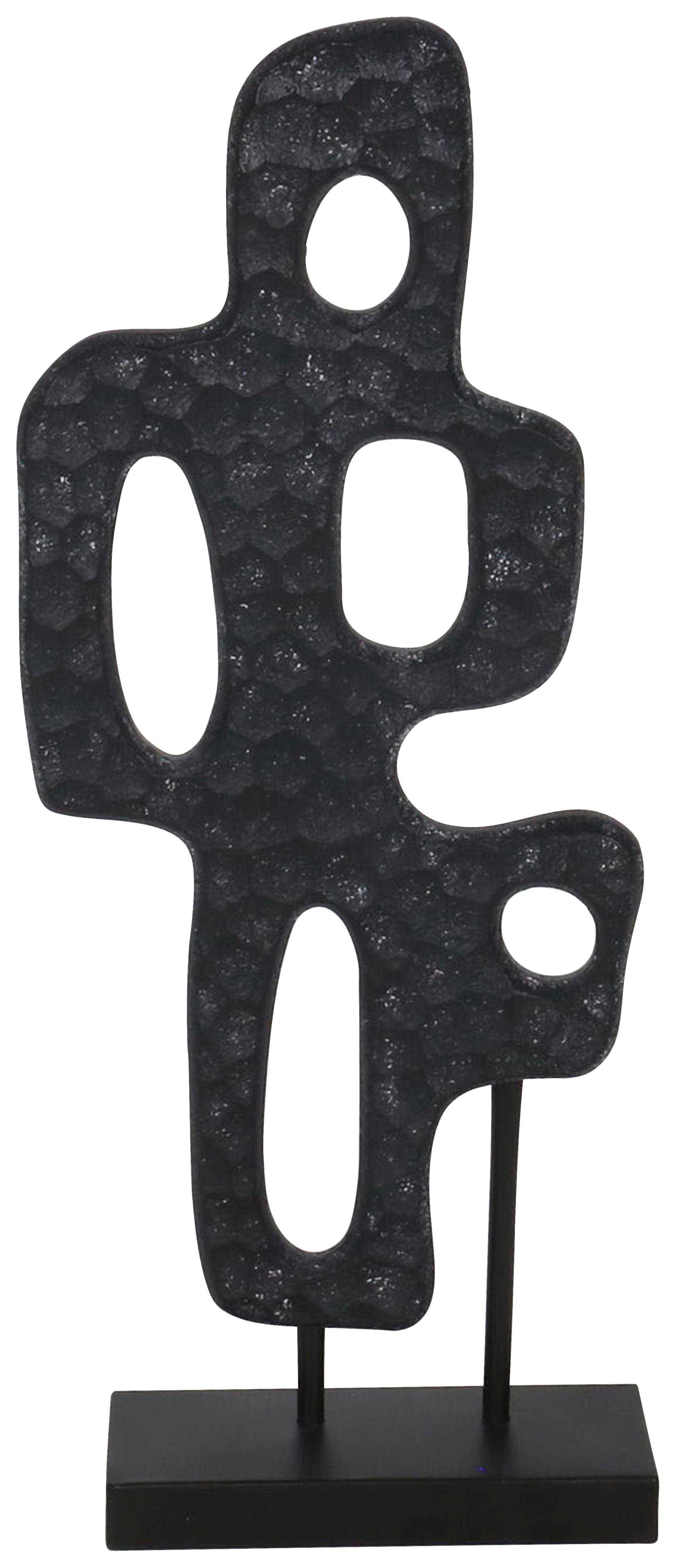Ukrasna Figura Hana - crna, Moderno, metal/pločasti materijal (22/55/8cm) - Mömax