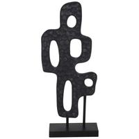 Ukrasna Figura Hana - crna, Moderno, metal/pločasti materijal (22/55/8cm) - Mömax