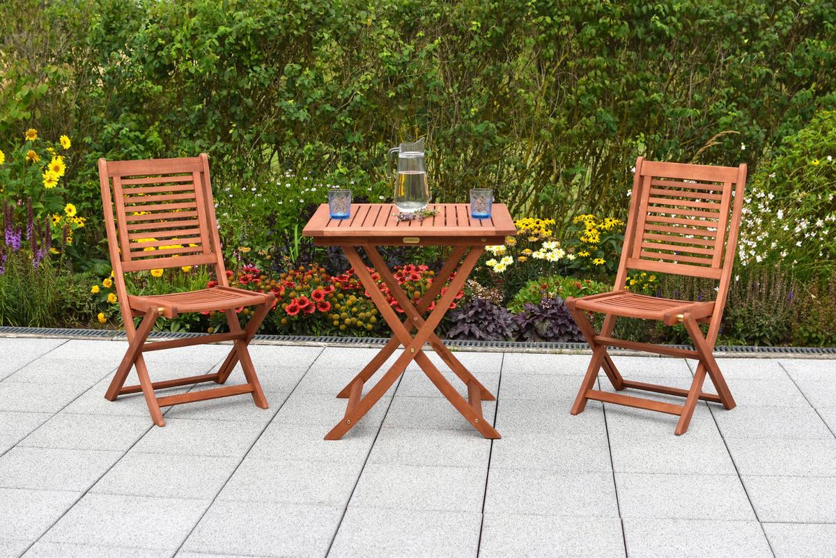 BALKONSET Naturfarben Echtholz - Naturfarben, MODERN, Holz - Gardenson