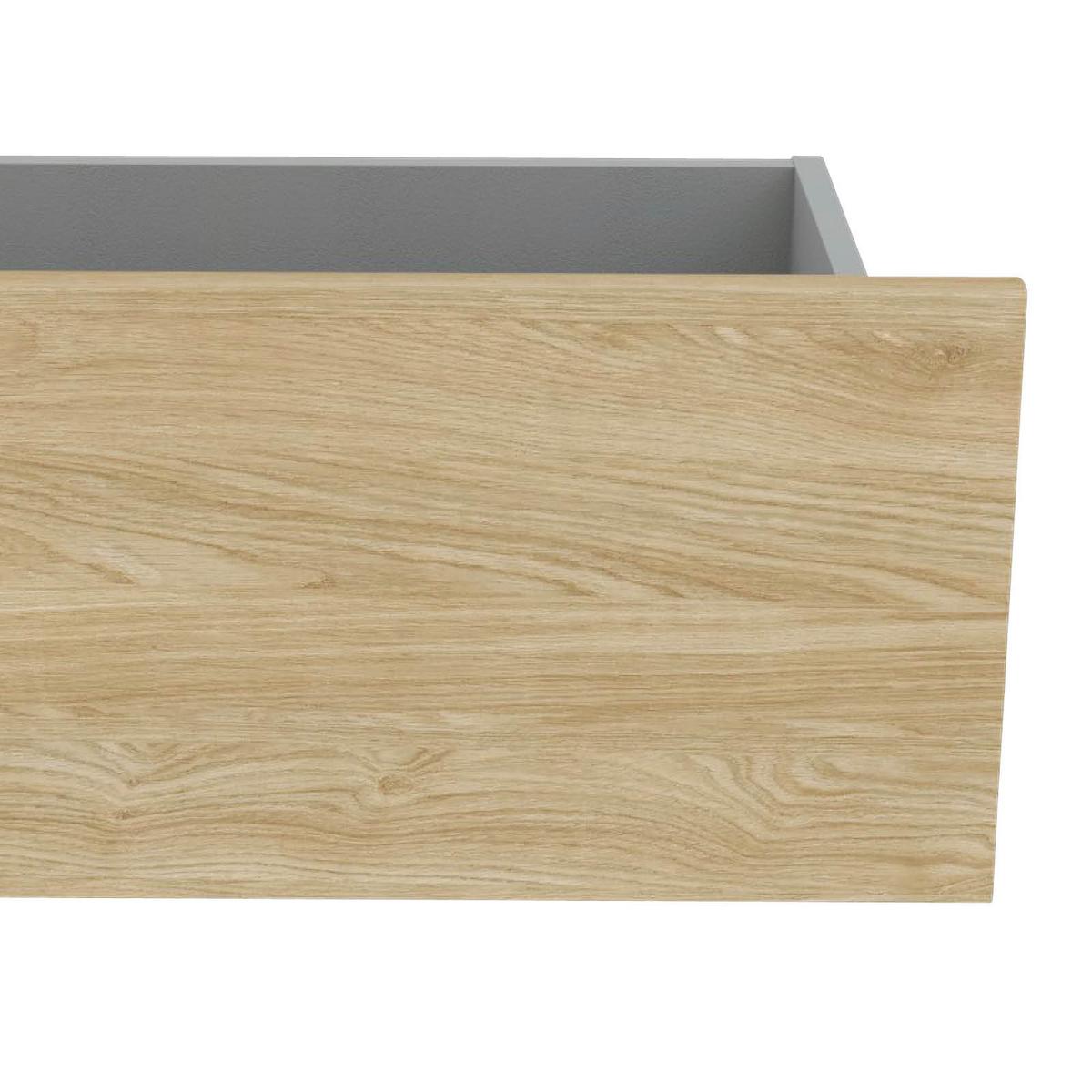 Ladica Unit - Elements - boje hrasta, Moderno, drvni materijal (90,9/21,9/36,6cm) - Based