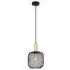 HÄNGLAMPA DRATO - svart/guldfärgad, Modern, metall (20/120cm) - Mömax