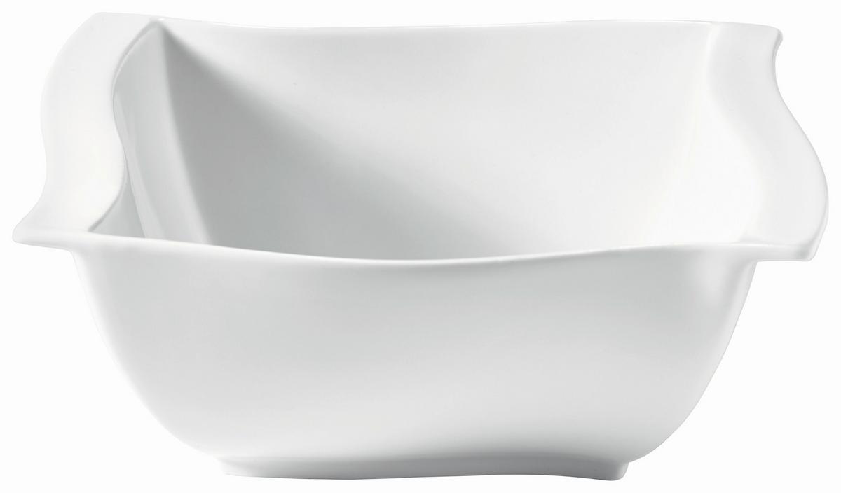 MISKA DO SAŁATY SWING - biały, Basics, ceramika (23/23/9cm) - Novel