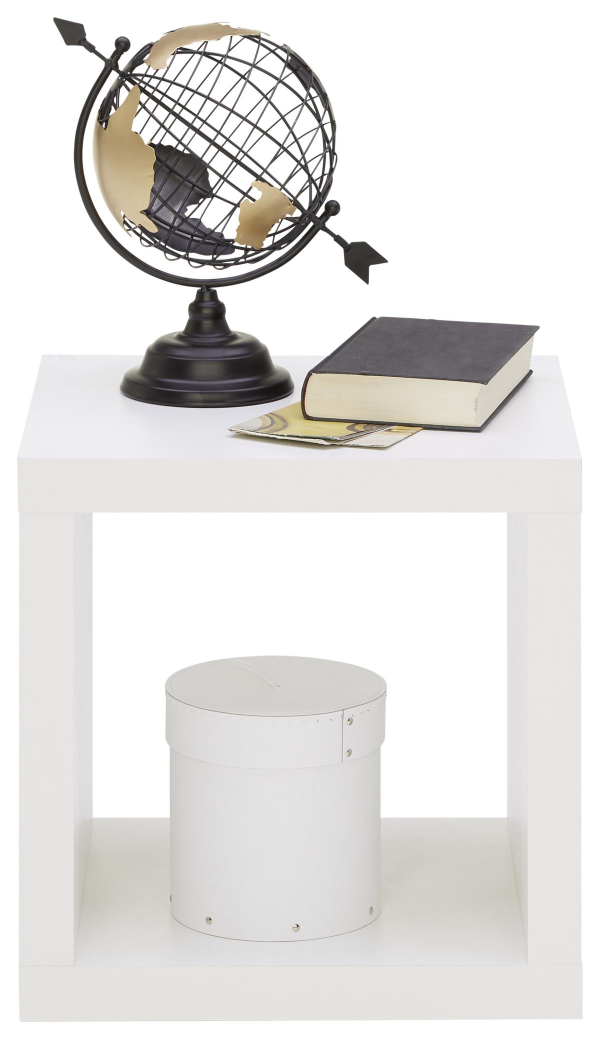 REGAŁ DZIAŁOWY STYLE - biały, Design, materiał drewnopochodny (41/38/41cm) - Carryhome